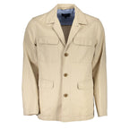 Gant Beige Cotton Men Jacket