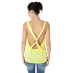 Zuelements Yellow Viscose Women Top