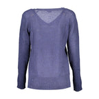 U.S. POLO ASSN. Blue Acrylic Women Sweater
