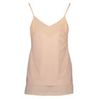 Silvian Heach Pink Polyester Women Tank Top