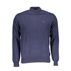North Sails Blue Cotton Men Sweater