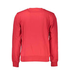 Cavalli Class Red Cotton Men Sweater