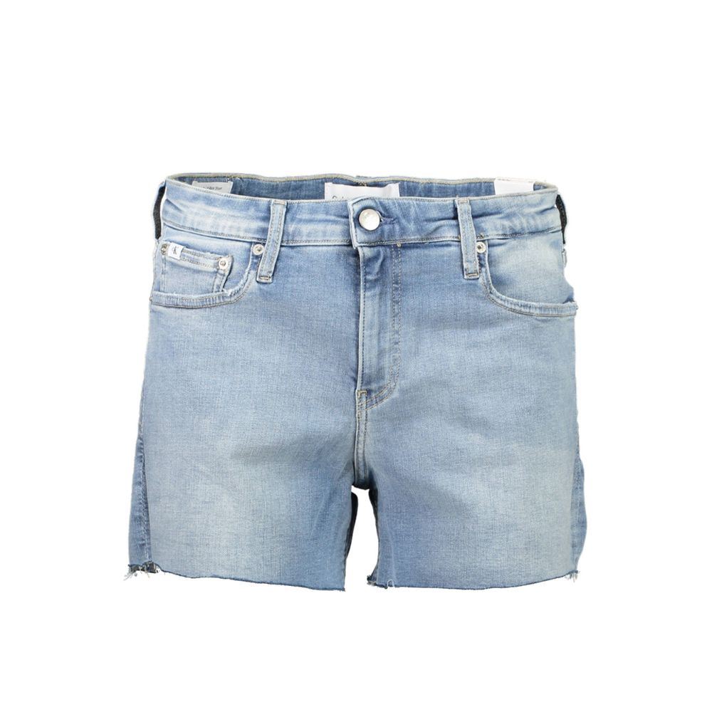 Calvin Klein Blue Cotton Women Shorts