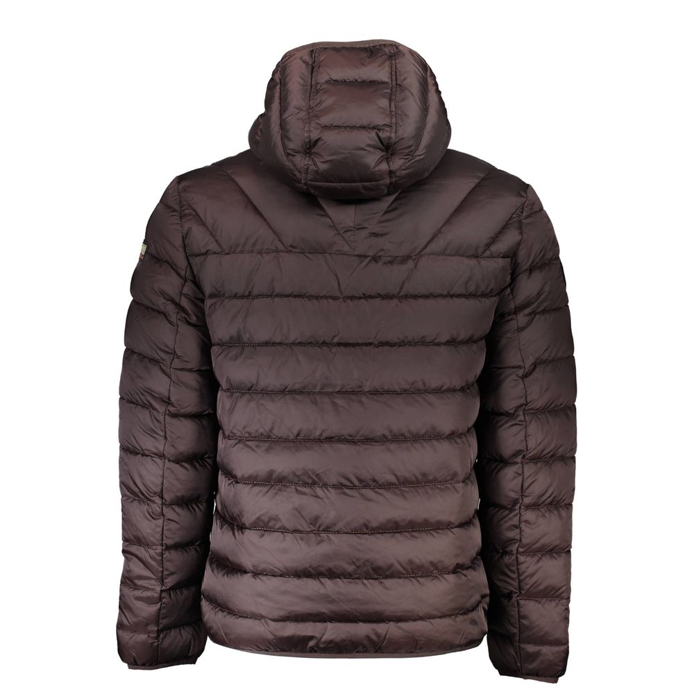 Napapijri Brown Polyamide Men Jacket