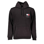 Tommy Hilfiger Black Cotton Men's Sweater Hoodie