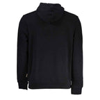 Napapijri Black Cotton Men's Hooded Sweater