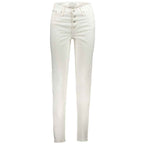 Calvin Klein White Cotton Women Jeans