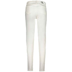 Calvin Klein White Cotton Women Jeans