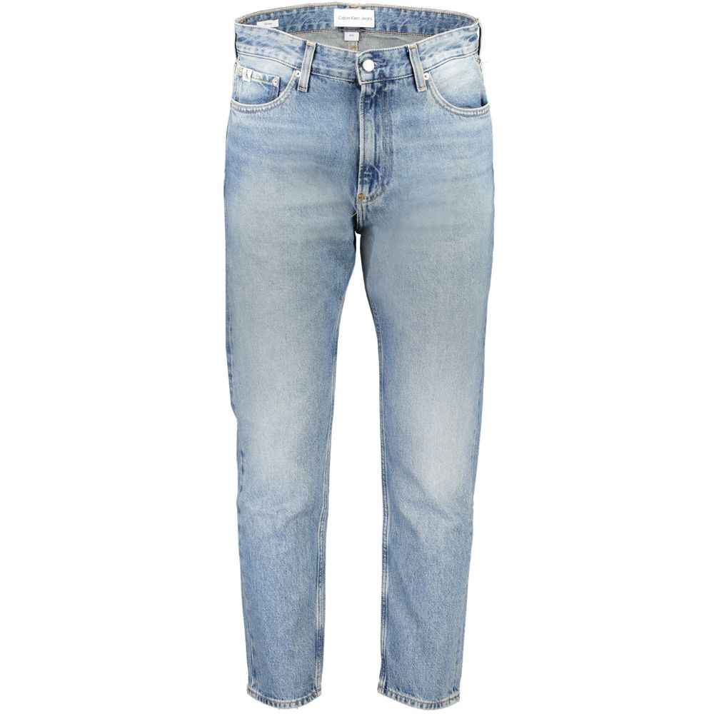 Calvin Klein Blue Cotton Men Jeans