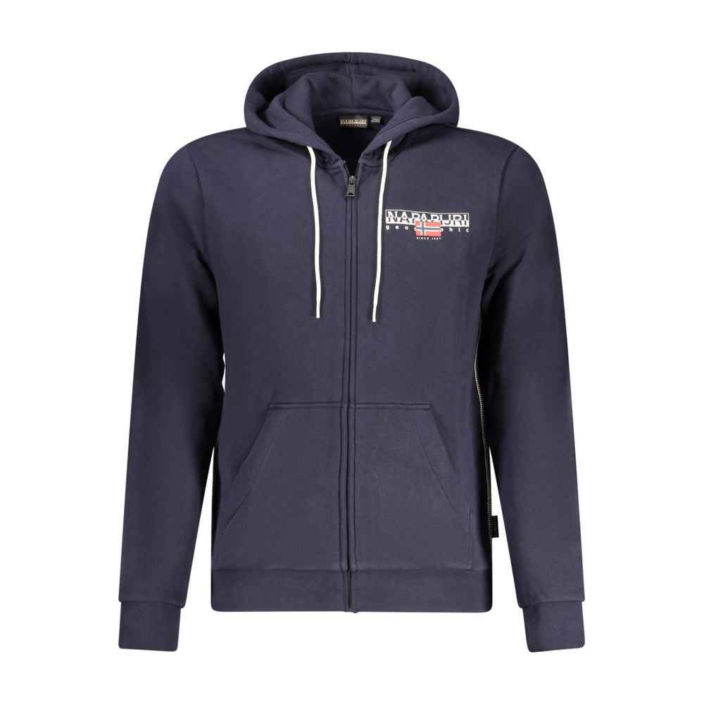 Napapijri Blue Cotton Men's Hoodie
