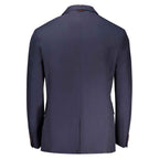 Guess Jeans Blue Cotton Men Jacket