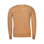 Coveri Moving Brown Nylon Men Sweater