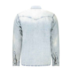 Hugo Boss Blue Cotton Shirt