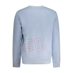 Guess Jeans Blue Cotton Men Sweater