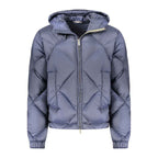 K-WAY Blue Polyester Men Jacket