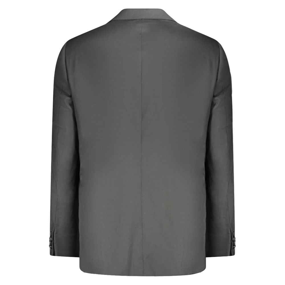 Valentino Black Wool Men Jacket