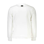 Cavalli Class White Cotton Men Sweater