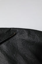 Dolce & Gabbana Black Cotton Short Sleeves V-neck T-shirt