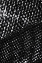 Dolce & Gabbana Black Wool Long Sleeve Turtleneck Cropped Top