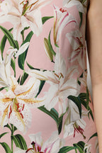 Dolce & Gabbana Multicolor Floral Print Round Neck Tank Top