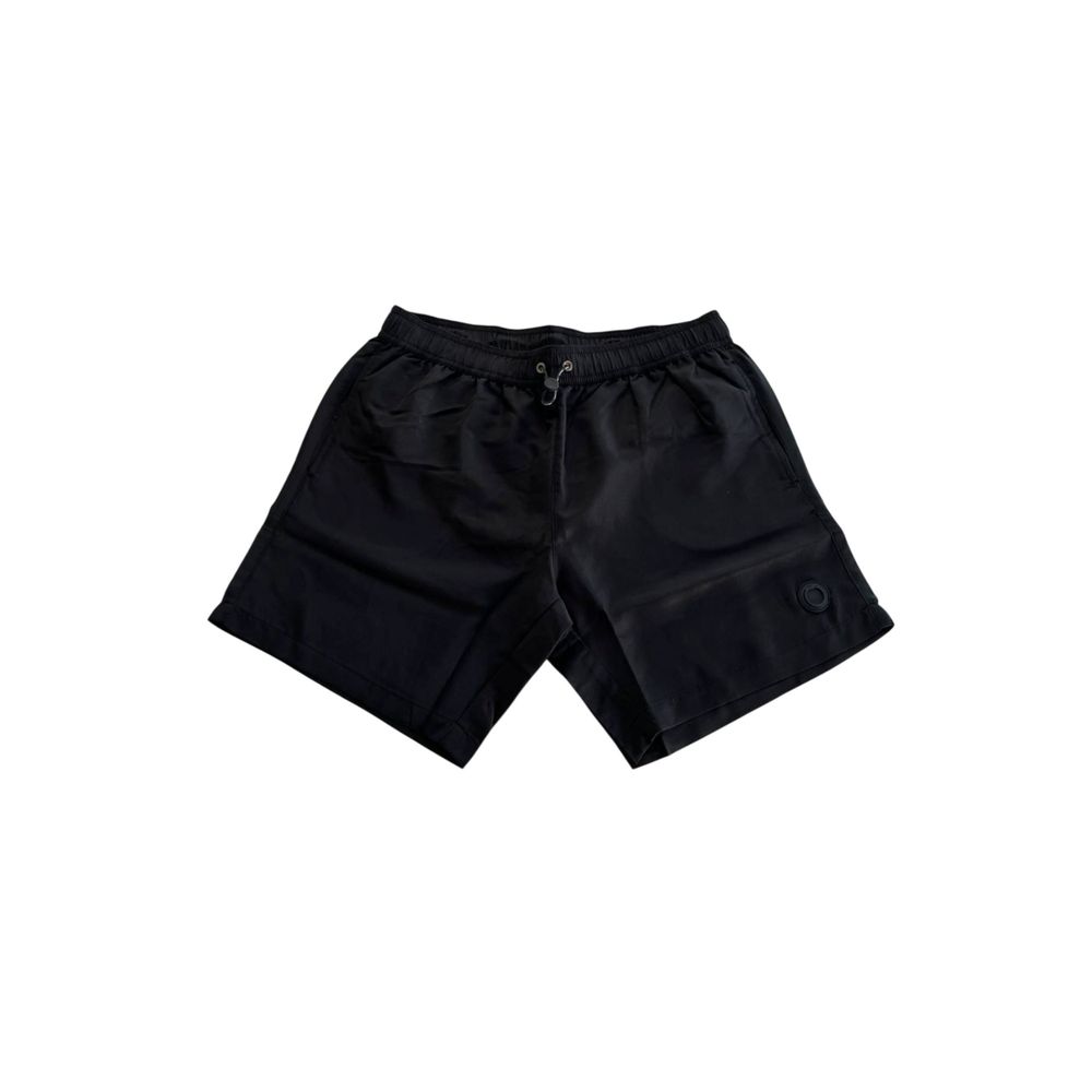 Trussardi Beachwear Black Polyester Men Swim Short