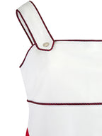 Gucci White polyester and Cotton short dress