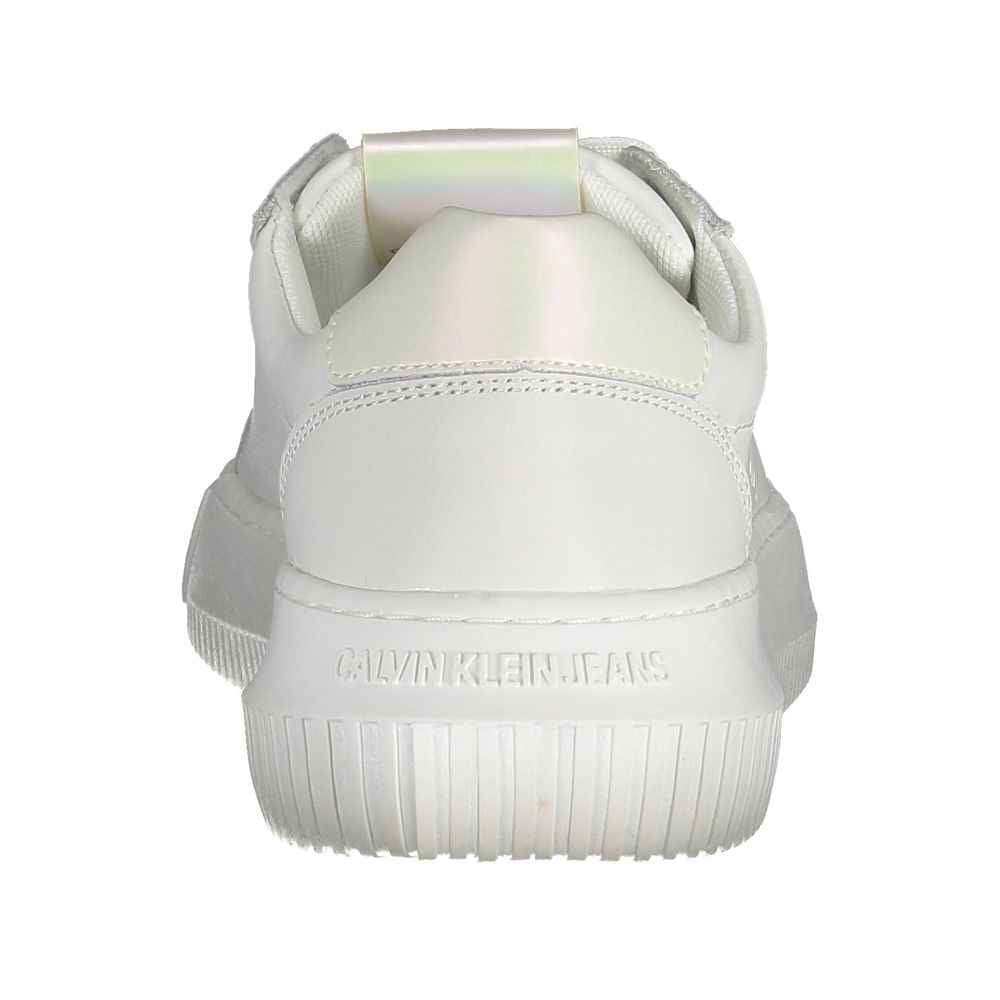 Calvin Klein White Leather Women Sneaker