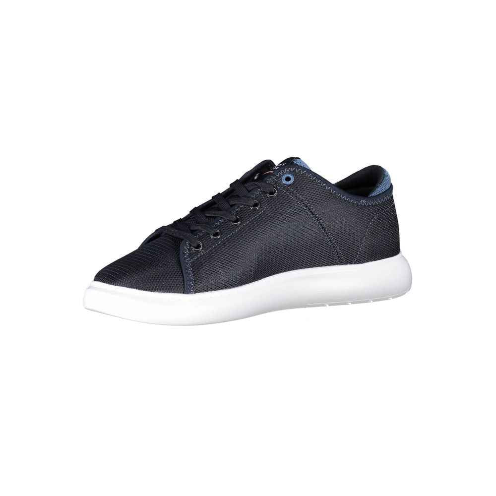 Tommy Hilfiger Blue Recycled Polyester Men Sneaker
