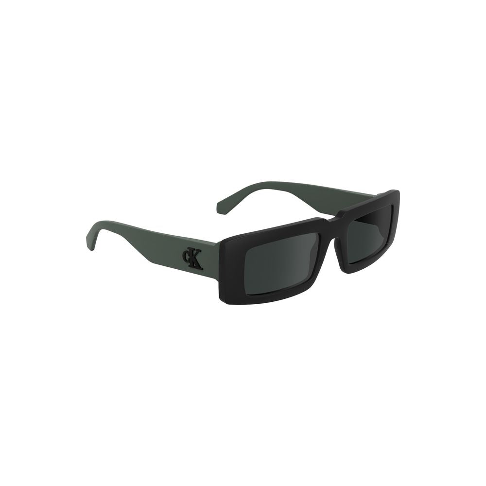 Calvin Klein Black Bio-Based Fabric Men Sunglasses