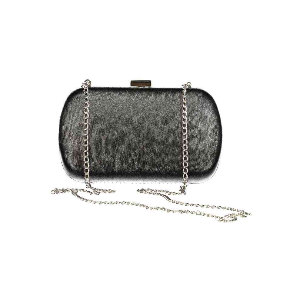 Mario Valentino Black Polyurethane Women Handbag