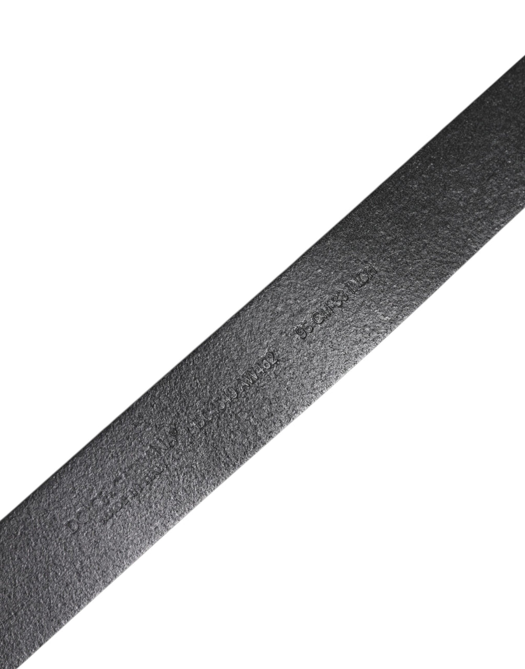 Dolce & Gabbana Black Classic Leather Metal Buckle Belt