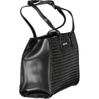 Mario Valentino Black Polyethylene Women Handbag