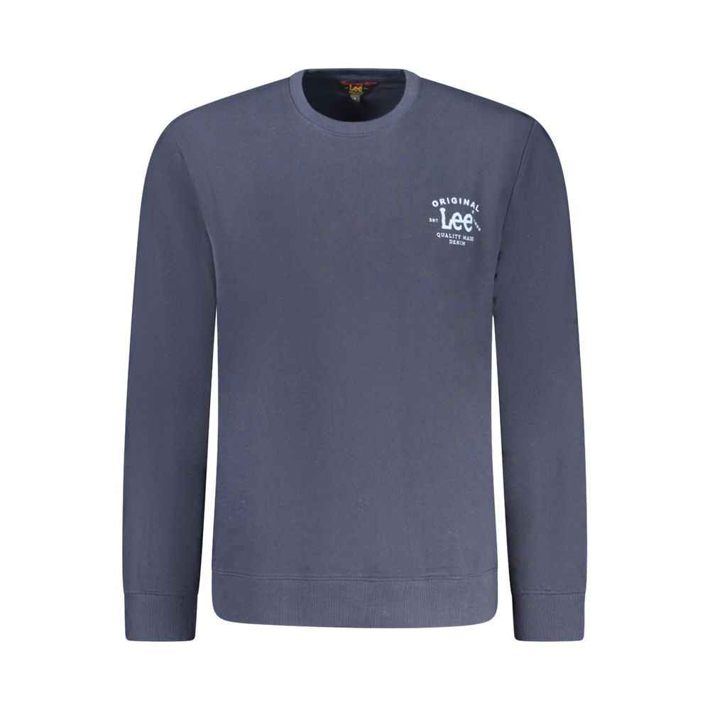Lee Blue Cotton Men Sweater