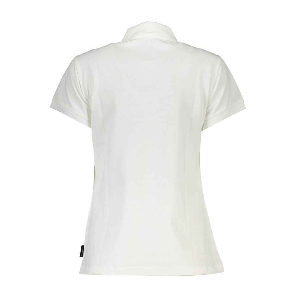North Sails White Cotton Women Polo Shirt
