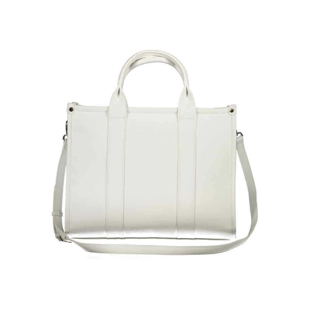 Mario Valentino White Polyethylene Handbag