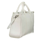 Mario Valentino White Polyethylene Handbag