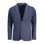Guess Jeans Blue Cotton Men Jacket