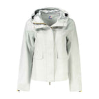 K-WAY Gray Linen Women Jacket