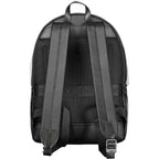 Tommy Hilfiger Black Polyester Men Backpack