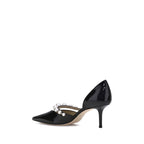 Jimmy Choo Black Calf Leather Bos Taurus High Heel Pumps