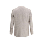 Brunello Cucinelli Light Brown Linen Blazer