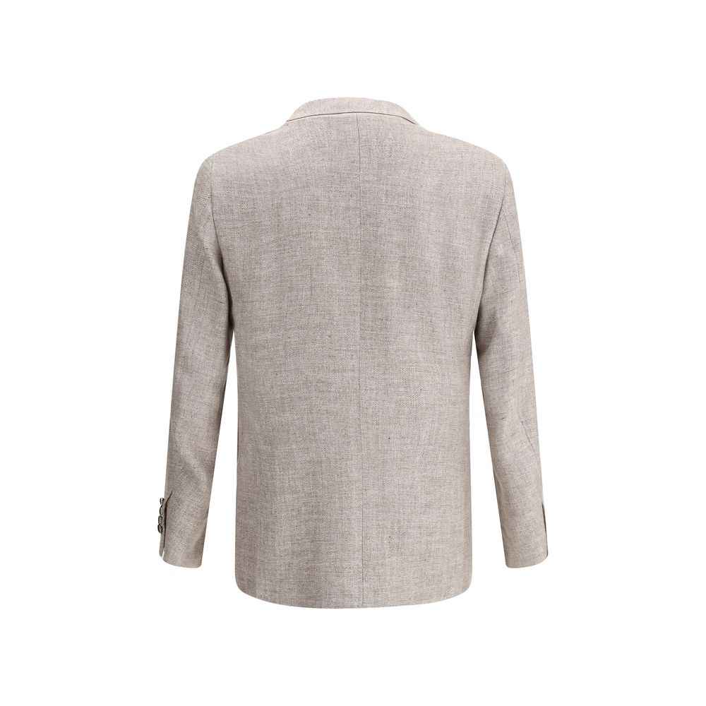 Brunello Cucinelli Light Brown Linen Blazer
