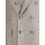 Brunello Cucinelli Light Brown Linen Blazer