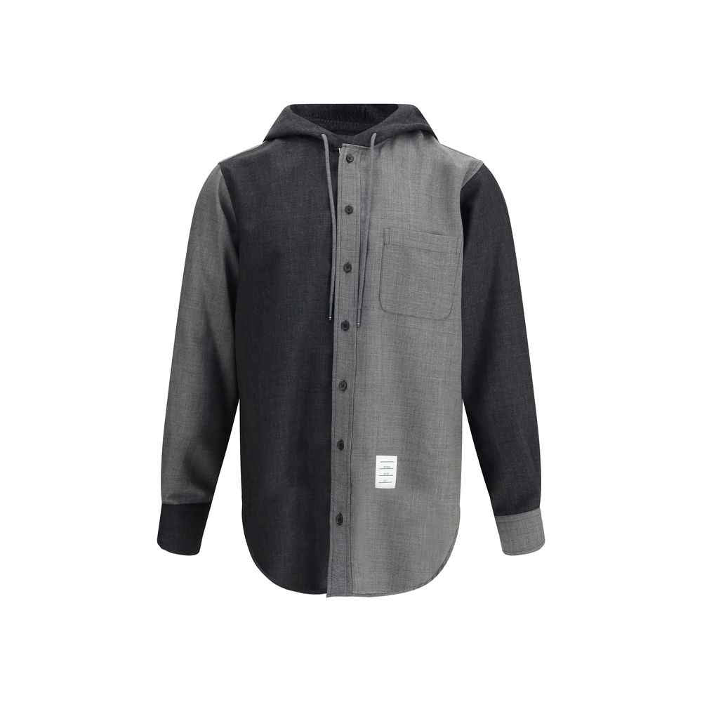 Thom Browne Hooded Shirt Jacket