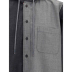 Thom Browne Hooded Shirt Jacket