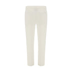 SA SU PHI White Silk Casual Pants