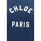 Chloé Blue Cotton Sweatshirt