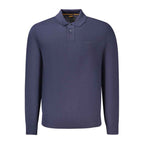 Hugo Boss Blue Wool Mens Sweater