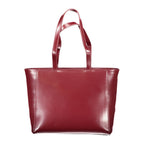 Mario Valentino Rosso Polyurethane Women's Shoulder Bag