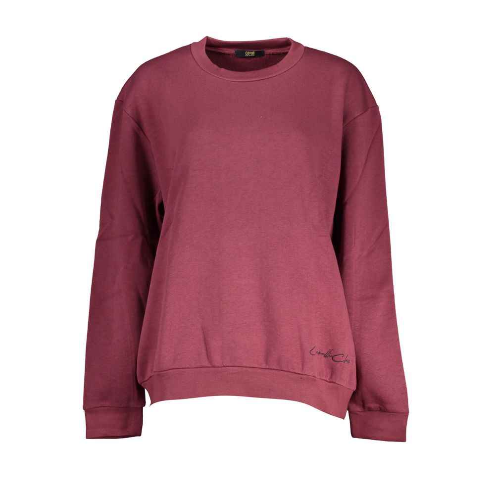 Cavalli Class Purple Cotton Women Sweater